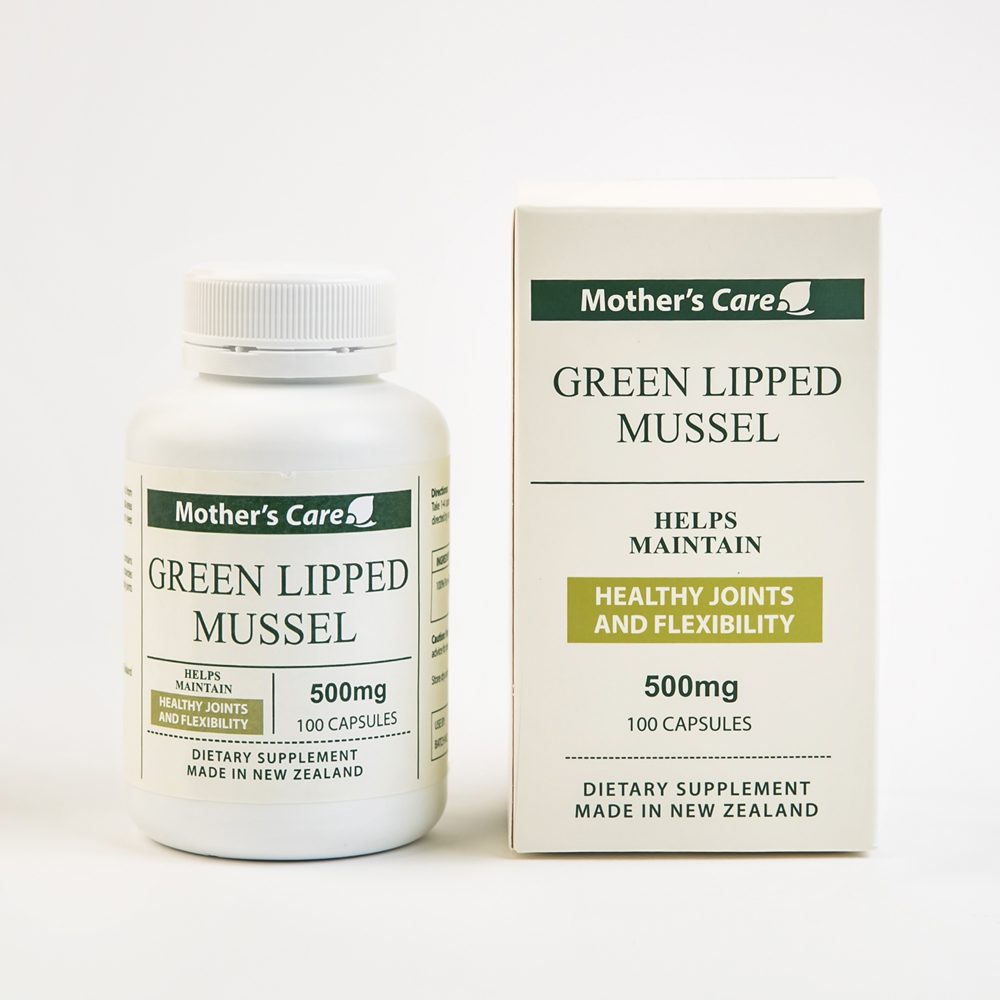 Mother's Care Green Lipped Mussel 500mg 100capsules